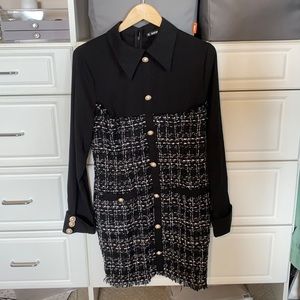 SHEIN tweed dress